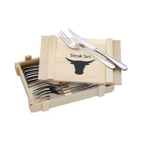 독일 WMF 커트러리 steak cutlery 12 pieces set for 6 people knife fork polished Cromargan