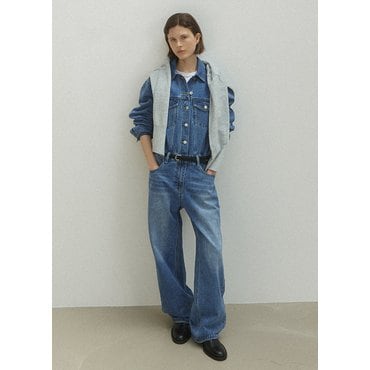 나인(Atelier Nain) (OP-6231)DENIM OVERALL JUMPSUIT