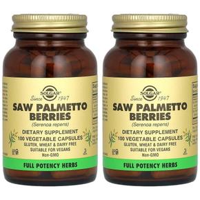 해외배송 Solgar 솔가 쏘팔메토 베리 100베지캡슐 2개