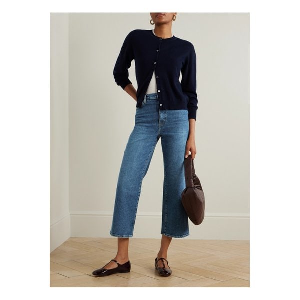 더 와이드 하이라이즈 와이드 진 다크 데님 46376663162833576