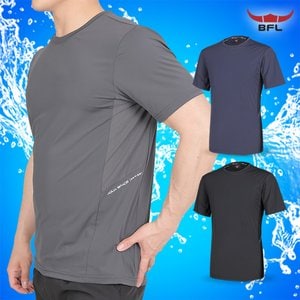 이지바이 BFL 겨땀방지 남성 여름 아이스쿨링 반팔 라운드 쿨 티셔츠(KP41LT045M)