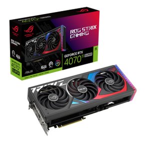 ASUS 지포스 RTX 4070 Ti SUPER ROG STRIX GAMING D6X 16GB 인텍