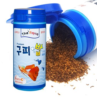  아쿠아플러스 구피 프리미엄밥 50g