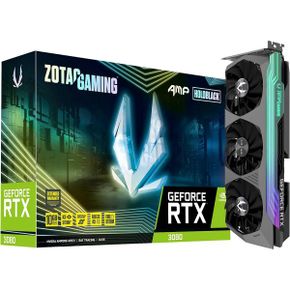 미국 조텍 그래픽카드 ZOTAC GeForce RTX™ 3080 AMP Holo LHR 10GB GDDR6X 320bit 19 Gbps PCIE