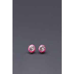 Textured Stud Earrings - Joy Pink
