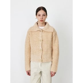 TFF TOGGLE BUTTON BOUCLE KNIT CARDIGAN_3COLORS