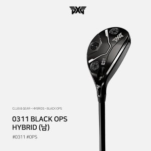 BIG GOLF [PXG 카네 정품]2024년 0311 블랙 옵스(BLACK OPS) 남성용/여성용  하이브리드우드/유틸리티우드