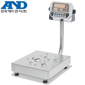 AND 방수 유통형 전자저울 New PS-150KW (MAX : 150kg -20g) 가격표시 저울 - 수산시장 - 식품회사등