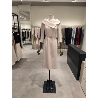 지고트 [파주점] 벨티드 숄 칼라 H라인 원피스 JS4B0OP841