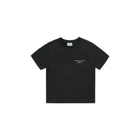 KIDS BASIC LOGO SHORT SLEEVE T-SHIRT키즈반팔 베이직로고 블랙