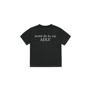 KIDS BASIC LOGO SHORT SLEEVE T-SHIRT키즈반팔 베이직로고 블랙