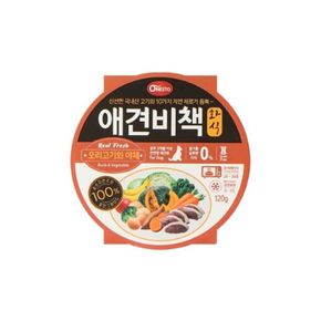 애견비책 화식사료 오리/야채 120g