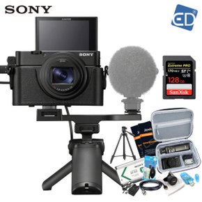소니정품 DSC-RX100M7/128G(4K)+BX1정품배터리+VCT-SGR1 키트 풀패키지 RX100 VII (최신상품) /ED