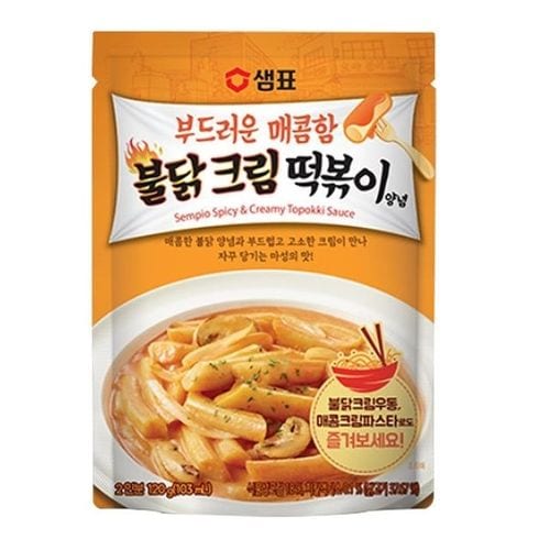 샘표 불닭크림 떡볶이양념 120g X ( 3매입 )