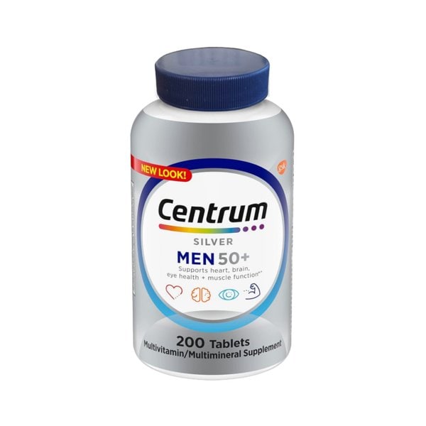 [해외직구] 센트룸 실버 50세이상 남성용 멀티비타민 200정