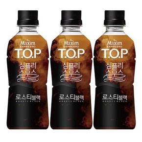 맥심 티오피 심플리스무스 로스티 블랙 360ml x 40펫 / 블랙커피 음료