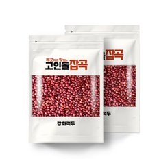 고인돌 `강화도 안종옥 농부` 햅 팥 적두 동지팥죽_고인돌잡곡 1kg (500g 2개)
