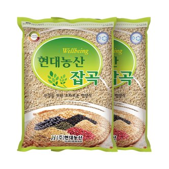 현대농산 국산 할맥 2kg (1kgx2봉) 쪼갠 쌀보리