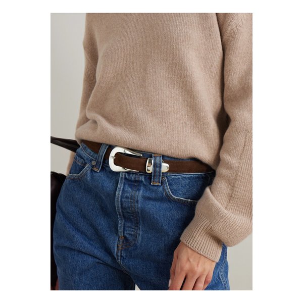 디앙슈 콜레트 스웨이드 벨트 초콜릿 46376663162870958