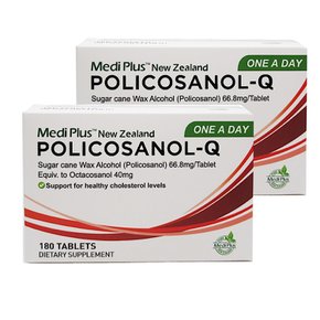 메디플러스 폴리코사놀 Policosanol-Q 66.8mg 180정x2