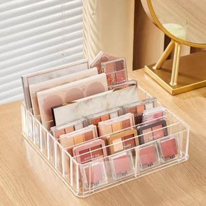 풀커버링 아크릴 8칸 립스틱 섀도우 팩트 정리함 화장품 수납함