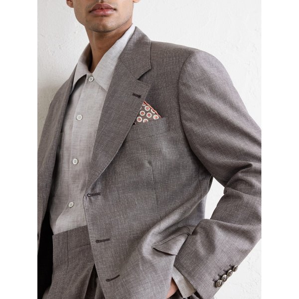 브루넬로쿠치넬리 폴카 도트 실크 포켓 스퀘어 46376663163013761