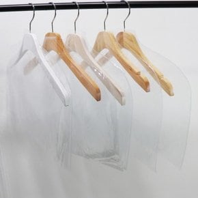 투명 옷걸이커버 세탁소비닐 PVC 수트 의류커버 옷가게 10묶음