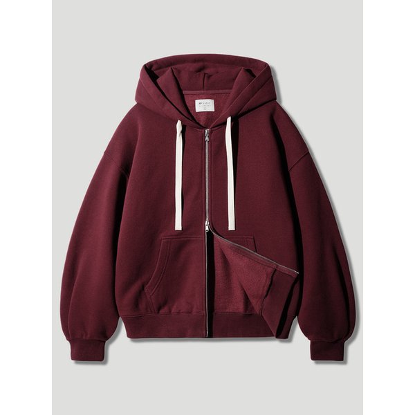 유스풀 멜로우 후드 집업 버건디 SJHD1539