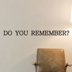 do you remember 감성 영어 레터링 스티커 - 스몰 (9257631)