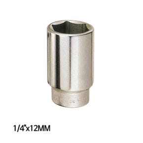 지니어스 6각 롱핸드소켓 복스알 1/4in x 12mm