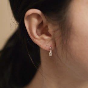 [ 본사정품 / 실크 파우치 쇼핑백 증정 ] 실버 925 방울 드롭 침 귀걸이