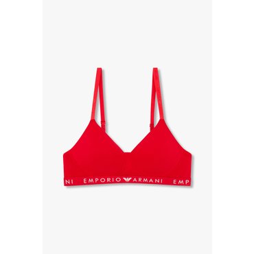 EMPORIO ARMANI 여성 로고 밴딩 소프트 컨투어 브라 (0824381529)
