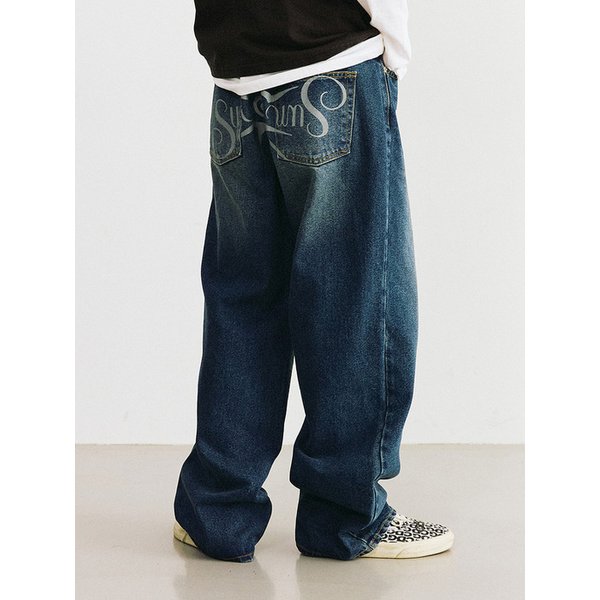 썬스팟 데님 팬츠 [블루]