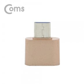 [BT102]  Coms USB 3.1(Type C) OTG 젠더(C M/2.0 F), Short/Rose Gold