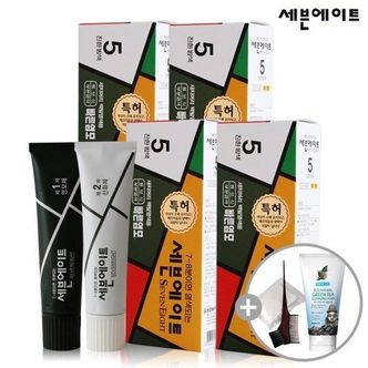  동성제약 하프클럽/ 세븐에이트 새치 염색약 4개 도구 1개 폼클렌징 120ml [기한할인]