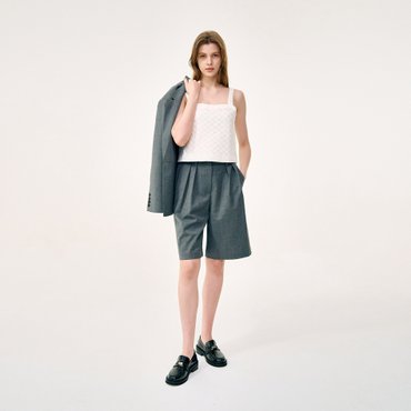 마쥬 [시즌오프 30%] 테일러드 버뮤다 팬츠