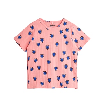 매직에디션 [MINI RODINI] (C)Outlined hearts aop ss tee(2522013128)