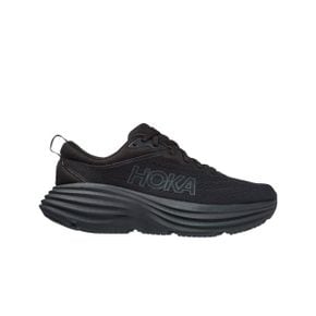 (W) 호카 본디 8 블랙 - 와이드 (W) Hoka Bondi 8 Black - Wide