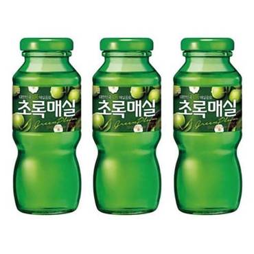  [웅진] 초록매실 180ml x 36병 꼬마병 병주스 병음료