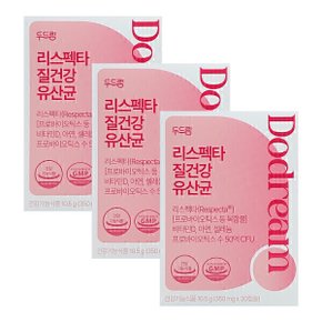리스펙타 질건강 유산균 350mg x 30캡슐 3박스 (총90캡슐/3개월분)