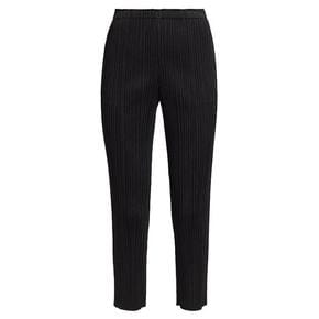 25SS 플리츠플리즈 트레이닝/조거 팬츠 PP38JF37215 BLACK DOM