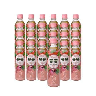  봉봉 아이스티 제로 복숭아 500ml x 24개