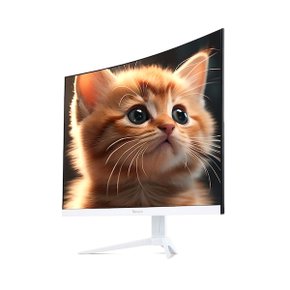 비트엠 Newsync X27FC90 커브드 1500R 화이트 무결점