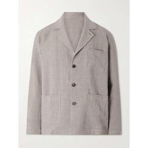 [해외배송] 드 본 팩쳐 트레블러 린넨 & 울블렌드 자켓 VE25 BELGIAN WOOL & LINEN B0081166616