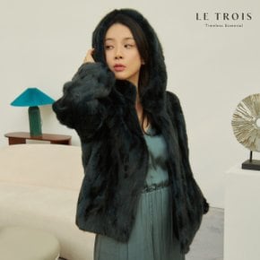 [LE TROIS]23FW 이보영의 르투아 스크랩 풀밍크 자켓