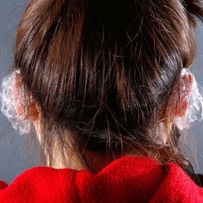 귀보호 셀프 염색 일회용 이어캡 비닐커버