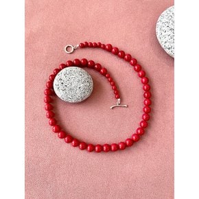 RED PEARL BEAD N