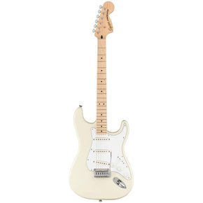 Fender Squier by Fender Affinity Stratocaster, Maple Fingerboard, White Pickguard, Olympic