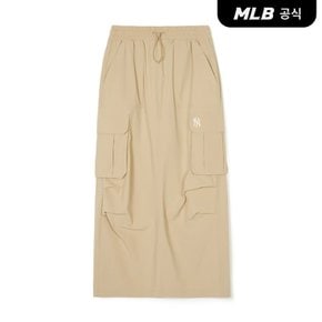 [코리아공식] 여성 빈티지 나일론 롱 카고스커트 NY (Mg.Beige)