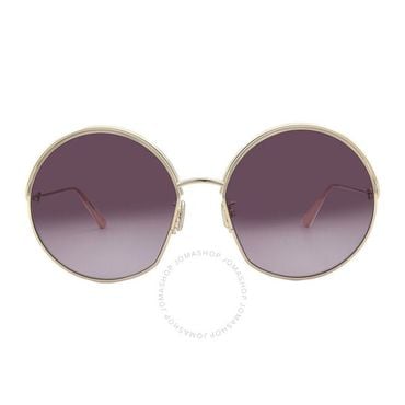 DIOR 4827877 Dior Bordeaux Round Ladies Sunglasses